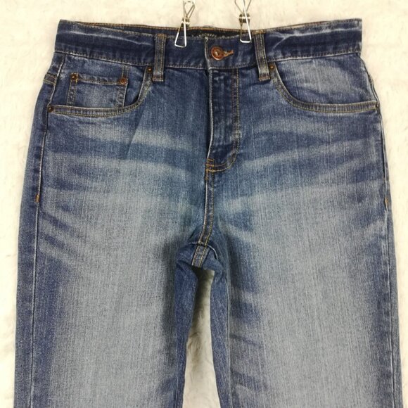Lucky Brand Girls Jeans Classic Straight Denim Blue Loose Fit Medium Wash 18 - Picture 3 of 14